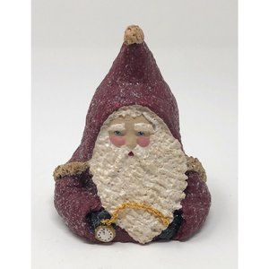 Enesco Belsnickle FATHER TIME POCKET WATCH 1999 Bell Linda Baldwin Limited Ed.